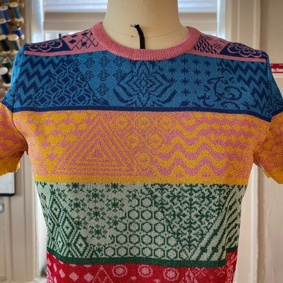 Mary Katrantzou patchwork design shirt, size: S - Picture 3 of 9